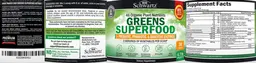 Label for Greens Superfood