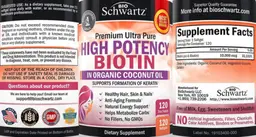 Label for High Potency Biotin