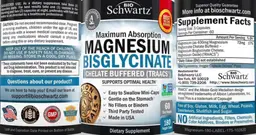 Label for Magnesium Bisglycinate