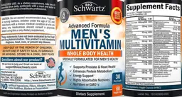 Label for Men's Multivitamin