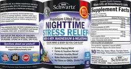 Label for Nighttime Stress Relief