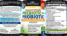 Label for Prebiotic + Probiotic