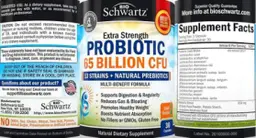 Label for Probiotic 65 Billion CFU