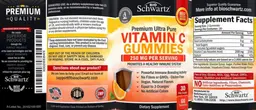 Label for Vitamin C Gummies