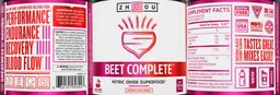 Label for Beet Complete Black Cherry