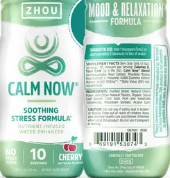 Label for Calm Now Cherry