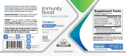 Label for Immunity Boost with Vitamin C & Zinc