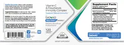 Label for Vitamin C & Polyphenols Immunity Complex