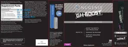 Label for Nugenix GH-Boost Tea-Berry Blast