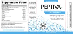 Label for Peptiva + Prodigest