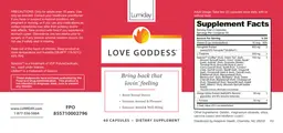 Label for Love Goddess