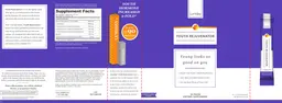 Label for Lumiday Youth Rejuvenator Lavender Lemon Flavor