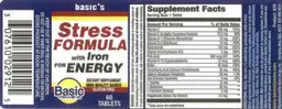 Label for Stress Formula with Iron