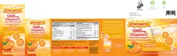 Label for 1,000 mg Vitamin C Tangerine
