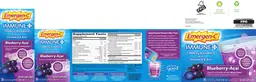 Label for Immune+ Blueberry-Acai