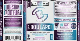 Label for S. Boulardii