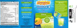 Label for Immune+ Citrus