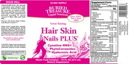 Label for Hair Skin & Nails Plus