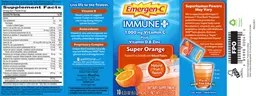 Label for Immune+ Super Orange