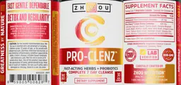 Label for Pro-Clenz