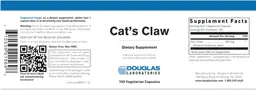 Label for Cat's Claw