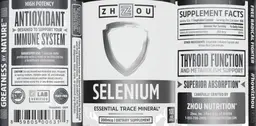Label for Selenium 200 mcg