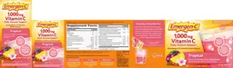 Label for 1,000 mg Vitamin C Tropical