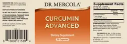 Label for Curcumin Advanced