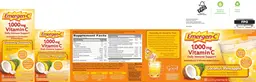 Label for 1,000 mg Vitamin C Coconut-Pineapple