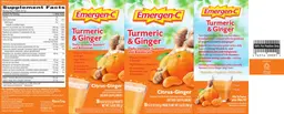 Label for Turmeric & Ginger Citrus-Ginger