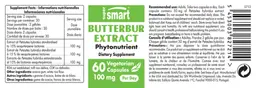 Label for Butterbur Extract