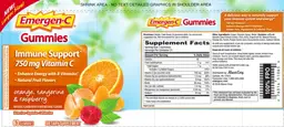 Label for Immune Support 750 mg Vitamin C