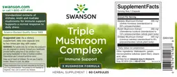 Label for Triple Mushroom Complex