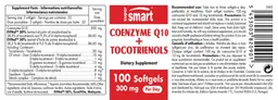 Label for Coenzyme Q10 + Tocotrienols 300 mg