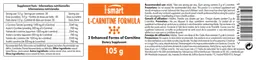 Label for L-Carnitine Formula