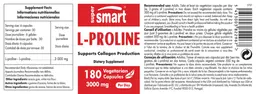 Label for L-Proline 3000 mg