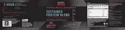 Label for Sustained Protein Blend Chocolate Raspberry Truffle