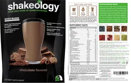 Label for Shakeology Chocolate Flavored
