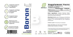 Label for Boron