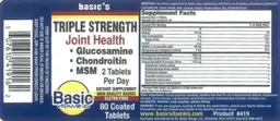 Label for Triple Strength Joint Health