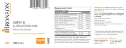 Label for Super B Sustained Release