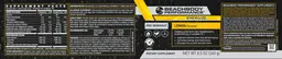 Label for Energize Lemon Flavored