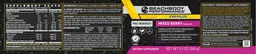Label for Energize Mixed Berry Flavored