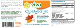 Label for Cal 500-Mag 250-Zinc 25