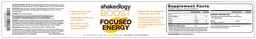 Label for Focused Energy