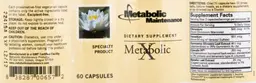 Label for Metabolic X