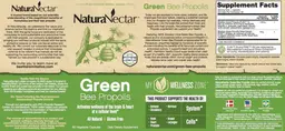 Label for Green Bee Propolis