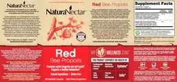 Label for Red Bee Propolis