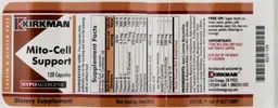 Label for Mito-Cell Support