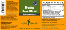 Label for Hemp Kava Blend